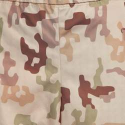 Pre Owned The Attico Brown Elon Camouflage Print Synthetic Sweatpants M