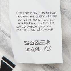 Pre Owned The Attico White Zebra Print Denim Jeans M Waist 28"