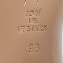 Pre Owned The Attico Purple Embossed Croc Devon Sandals Size 36