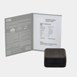 Pre Owned 1.11 cts Round Brilliant Cut 18k White Gold Lab Grown Diamonds Solitaire Stud Earrings