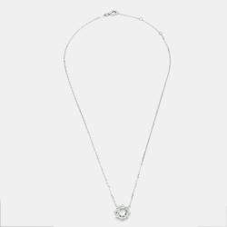 6.00 cts Octagonal Step Cut Lab Grown Diamond 18k White Gold Chain Necklace
