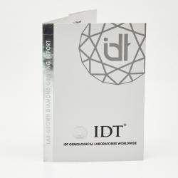 Pre Owned 2.06 cts Round Brilliant Cut 18k White Gold Solitaire Stud Earrings