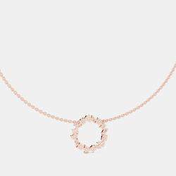 Pre Owned 1.50 cts Mixed Shape Fancy Cut 18k Rose Gold Lab Grown Diamond Pendant