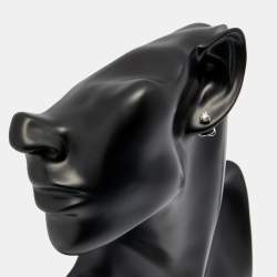 Pre Owned 0.62 cts Round Brilliant Cut 18k White Gold Lab Grown Diamonds Solitaire Stud Earrings