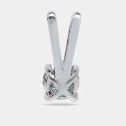 Pre Owned 0.35 cts Round Brilliant Cut 18k White Gold Lab Grown Diamond Pendant