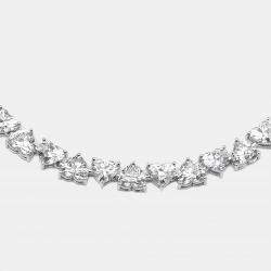 مملوكة مسبقًا 35.5 cts Heart Lab Grown Diamond 18k White Gold Necklace