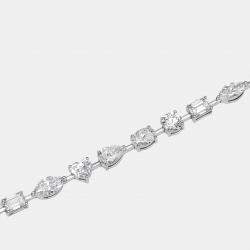 Pre Owned 9.5 cts Lab Grown Diamond 18k White Gold Bracelet