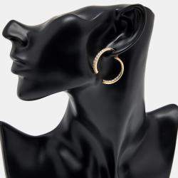 Pre Owned 2.1 cts Round Lab Grown Diamonds 18k Yellow Gold Earrings