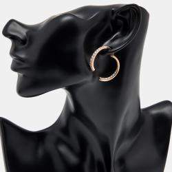 Pre Owned 2.1 cts Round Lab Grown Diamonds 18k Rose Gold Earrings