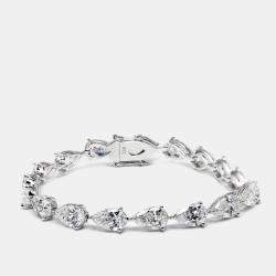 Pre Owned 18 cts Pear Lab Grown Diamonds 18k White Gold Bracelet