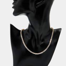 Pre Owned قلادة ألماس معملي دائري 26 قيراط ذهب أصفر عيار 18