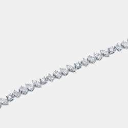Pre Owned 11.5 cts  Lab Grown Diamonds 18k White Gold Bracelet