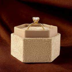 Pre Owned 1.5 cts Cushion Lab Grown Diamond 14k Yellow Gold Wedding Ring Size 52