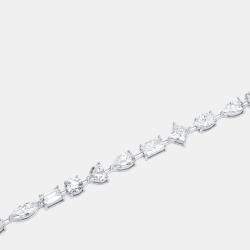 Pre Owned 17 cts  Lab Grown Diamonds 18k White Gold Bracelet