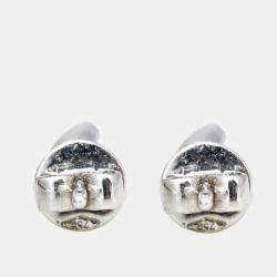 Pre Owned 18k White Gold 0.67 ct Diamond Earrings