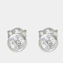 18k White Gold 0.4 ct Diamond Earrings
