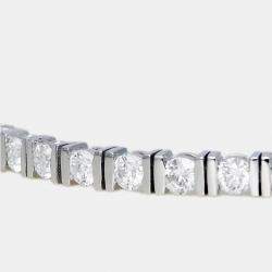 18k White Gold 7.1 ct Diamond Bracelet