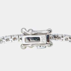 Pre Owned 18k White Gold 1.58 ct Diamond Bracelet