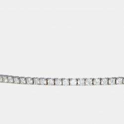 Pre Owned 18k White Gold 1.58 ct Diamond Bracelet