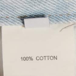 Pre Owned تنورة ذا فرانكي شوب جينز أزرق بشق طويل مقاس صغير (سمول)