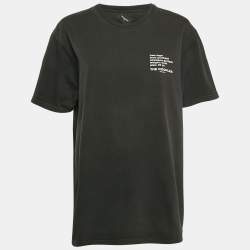 The Kooples Black Logo Print Jersey Crew Neck T-Shirt L