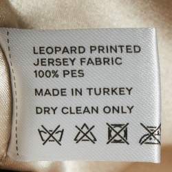 مملوكة مسبقًا The New Arrivals Ilkyaz Ozel Brown Leopard Print Jersey Midi Dress S