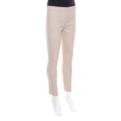The Row Beige Denim Slim Fit Avied Pants S