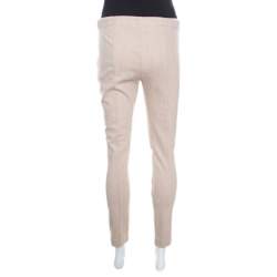 The Row Beige Denim Slim Fit Avied Pants S
