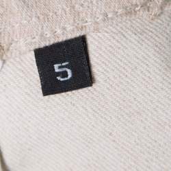 The Row Beige Denim Slim Fit Avied Pants S