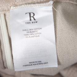 The Row Beige Denim Slim Fit Avied Pants S