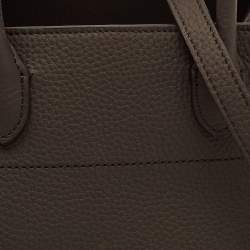 Pre Owned The Row Soft Margaux 10 Deep Brown Leather Top Handle Bag