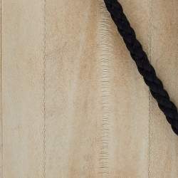 The Row Light Olive Eel Leather Tassel Clutch