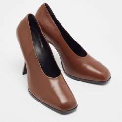 The Row Brown Leather Jade Pumps Size 36