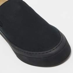 Pre Owned The Row Black Fabric Marie H Slip On Sneakers Size 40