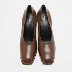 The Row Brown Leather Pumps Size 39.5
