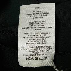 Pre Owned The Row Black Crepe Long Sleeve Loose Fit Blouse M