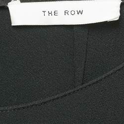 Pre Owned The Row Black Crepe Long Sleeve Loose Fit Blouse M