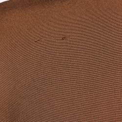 The Row Brown Silk Sleeveless Midi Dress S