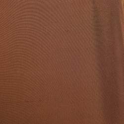 The Row Brown Silk Sleeveless Midi Dress S