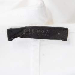 Pre Owned The Row White Cotton Jersey Bell Sleeve T-Shirt M