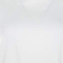 Pre Owned The Row White Cotton Jersey Bell Sleeve T-Shirt M