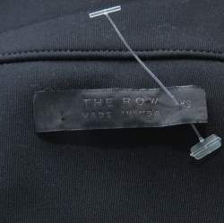 Pre Owned The Row Black Stretch Knit Off Shoulder Nania Dress XS