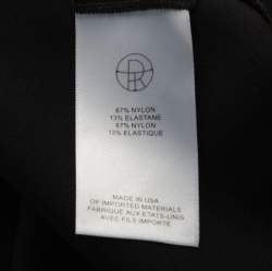 Pre Owned The Row Black Stretch Knit Off Shoulder Nania Dress XS