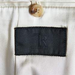 The Row Cream Wool Tailored Blazer S