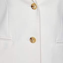 The Row Cream Wool Tailored Blazer S