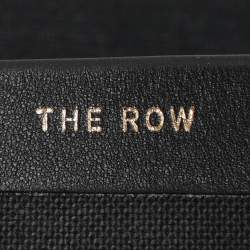 The Row Black Canvas and Leather Park Tote
