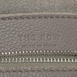 The Row Grey Leather Bindle Knot Hobo
