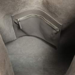 The Row Grey Leather Bindle Knot Hobo