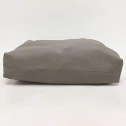 The Row Grey Leather Bindle Knot Hobo