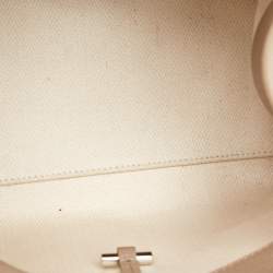 The Row Beige Leather Margaux 10 Satchel